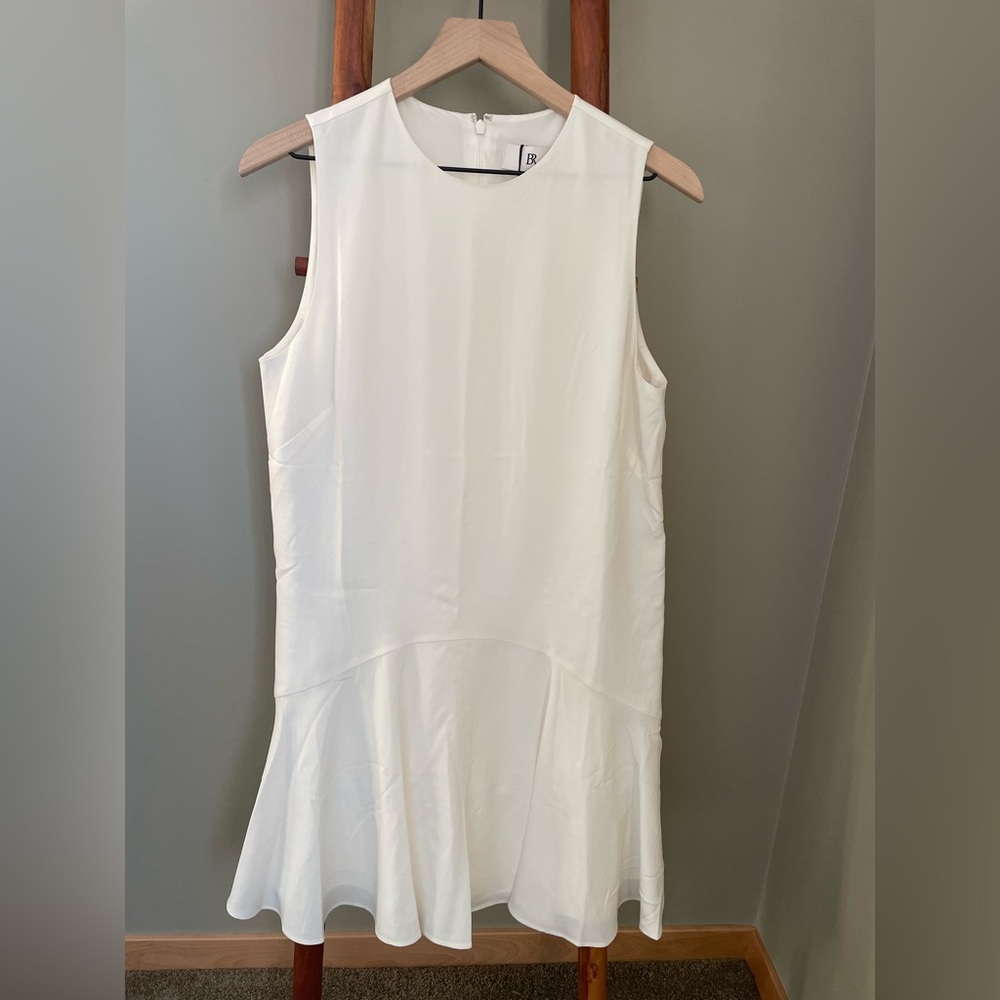 Banana Republic Cream Sleeveless Mini Dress